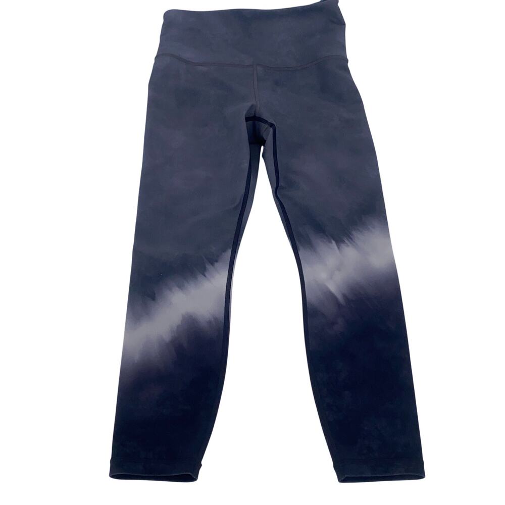 ATHLETA Elation Watercolor Women’s Size Small Grey Ombré Workout Leggings